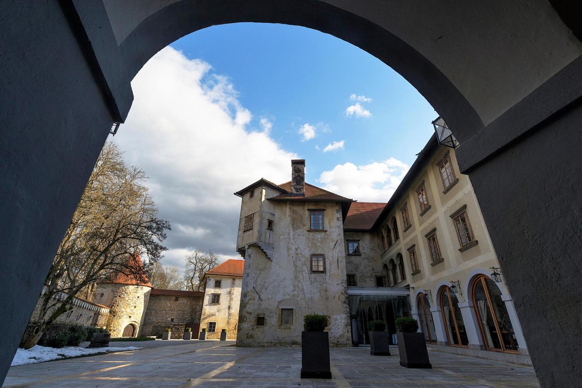 Tourist Farm Skrbina Apartments - Happy Rentals Šmarješke Toplice Exteriör bild